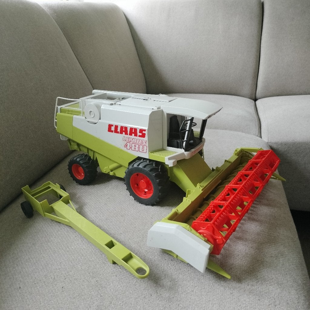 Bruder Combine Claas Lexon 480, Kinderen en Baby's, Speelgoed | Speelgoedvoertuigen, Ophalen of Verzenden, Gebruikt