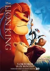 THE   LION   KING( 3 D )      filmposter( versie 2011 ), Rechthoekig Staand, Verzenden, Nieuw, A1 t/m A3