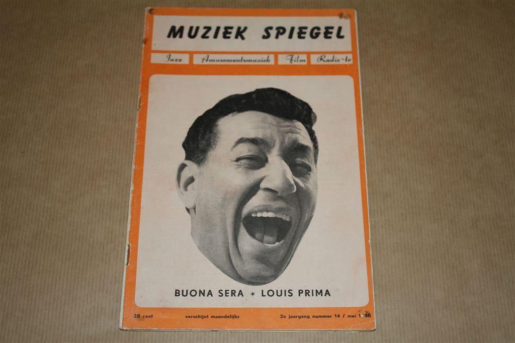 Magazine - Muziek Spiegel - Jazz - 1958 !!, Boeken, Tijdschriften en Kranten, Ophalen of Verzenden, Gelezen, Muziek, Film of Tv