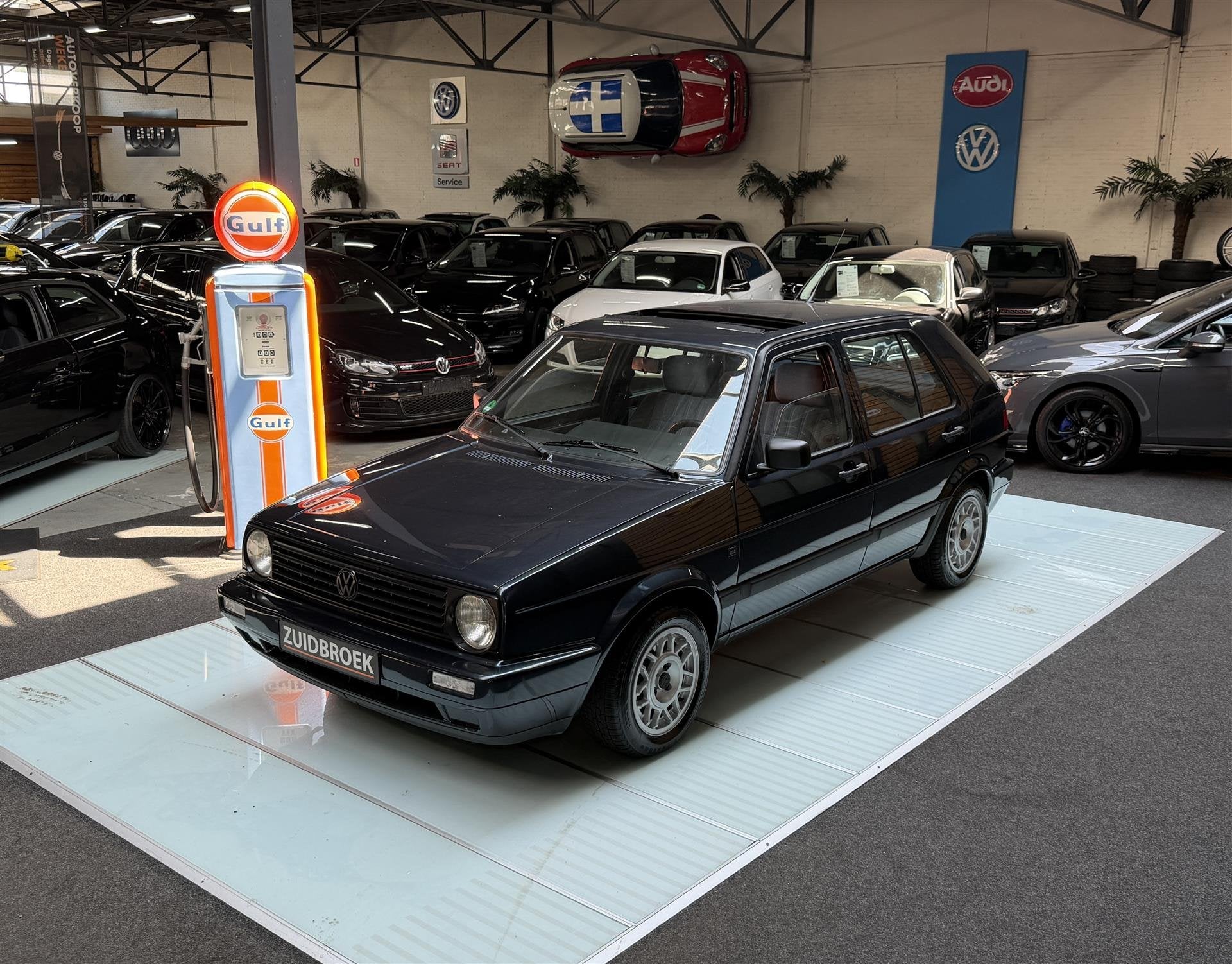 Volkswagen Golf 1.6 GL Dak | Uniek | 5-Drs | Nette Auto, Auto's, Volkswagen, Zwart, Bedrijf, Elektrische ramen