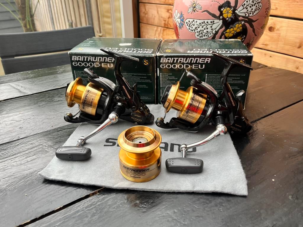 SHIMANO BAITRUNNER 6000D -EU, Watersport en Boten, Ophalen, Zo goed als nieuw, Molen