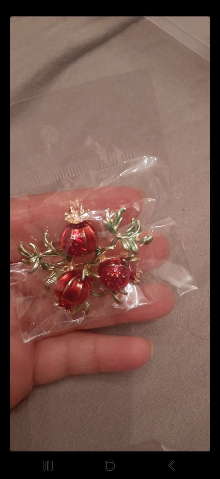 Nieuwe Broche Granaatappel Design, Ophalen