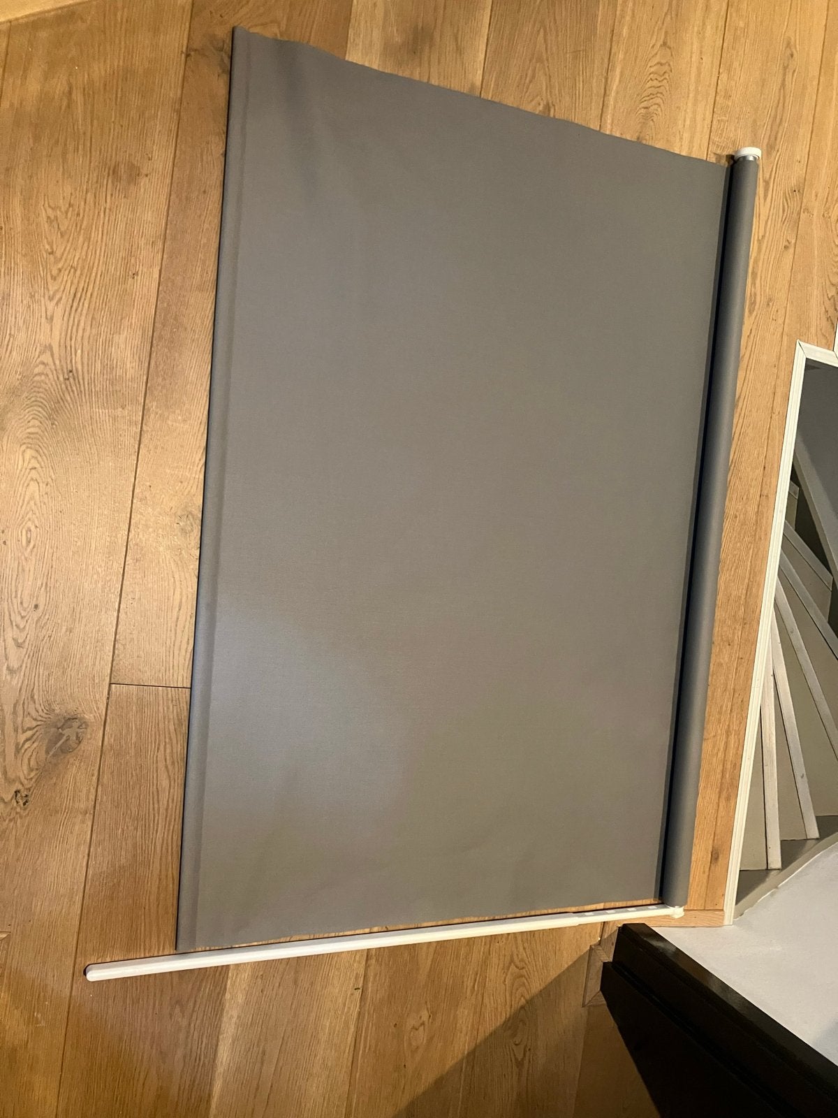 FRIDANS Verduisterend rolgordijn grijs120x195 cm (3 stuk, Huis en Inrichting, Stoffering | Gordijnen en Lamellen, Ophalen, Gebruikt
