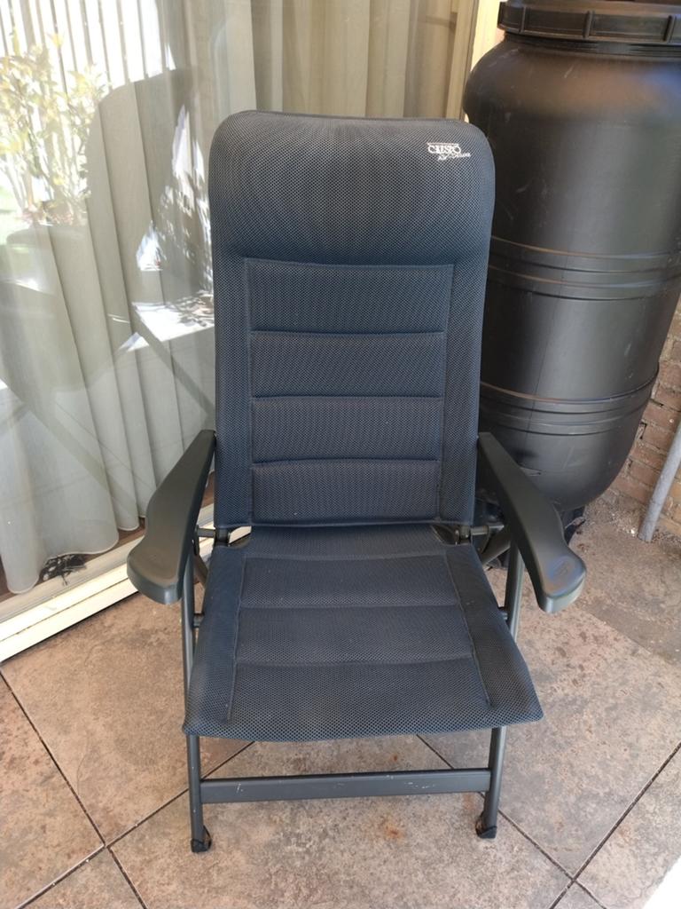Crespo Air-Deluxe Campingstoel - Comfortabel en Opvouwbaar, Ophalen of Verzenden, Campingstoel