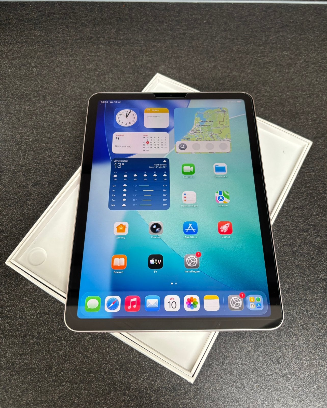 Apple iPad Air (5e generatie) 64GB Wi-Fi Roze Goud, Computers en Software, Apple iPads, Zo goed als nieuw, Overige modellen, Wi-Fi
