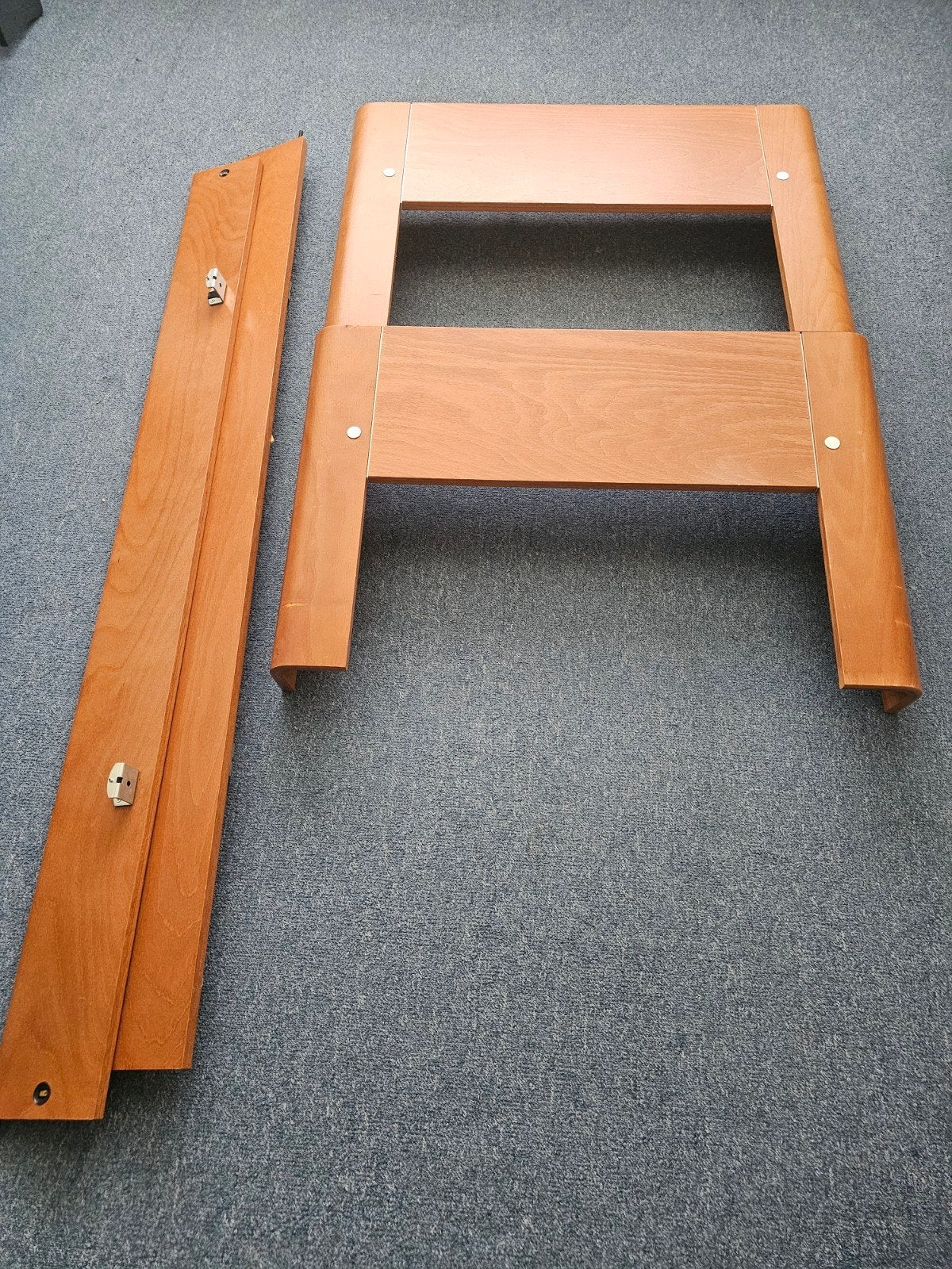 Auping Auronde eenpersoons bed ombouw kersen, Ophalen, Gebruikt, 90 cm, Eenpersoons