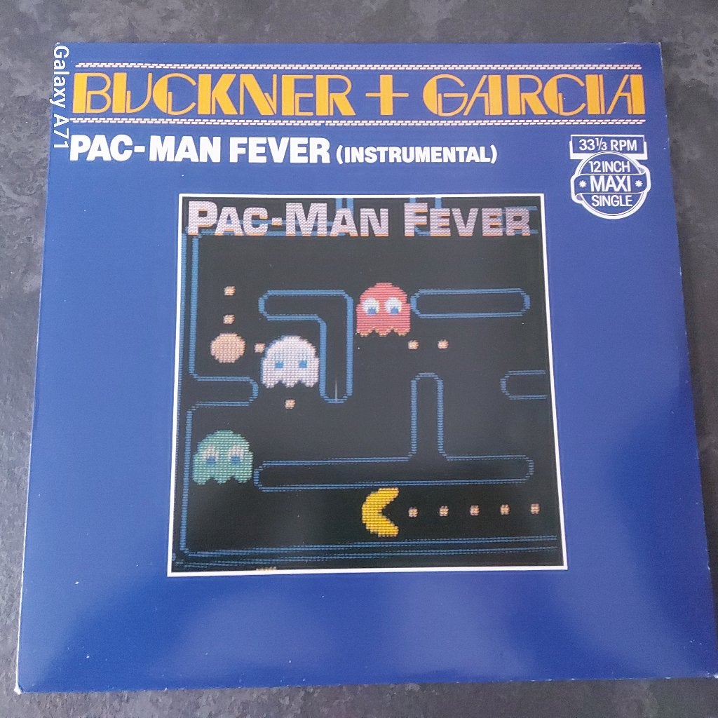 12 inch Maxisingel Buckner + Garcia - Pac Man Fever, Gebruikt, Ophalen of Verzenden, Disco, Beschermende buitenhoes