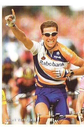 Promotiekaart	Geert Verheyen		RABO Bank			Wielrennen, Verzenden, 1980 tot heden, Sport en Spel