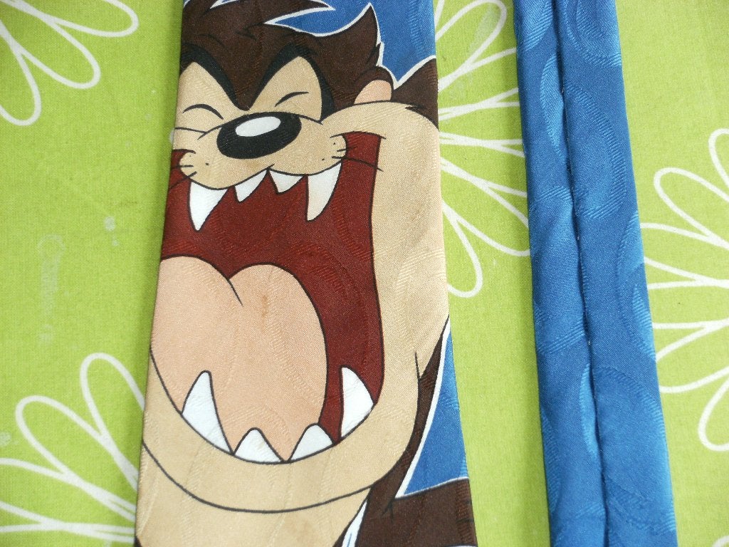 Vintage Tasmanian Devil stropdas van Looney Tunes, Verzamelen, Stripfiguren, Ophalen of Verzenden, Looney Tunes, Zo goed als nieuw