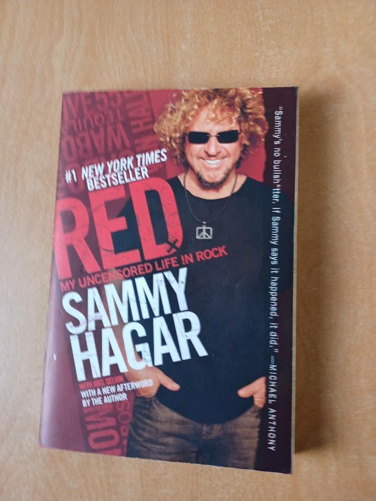 SAMMY HAGAR  -  RED    (autobiografie ex-zanger VAN HALEN), Sammy Hagar, Artiest, Ophalen, Gelezen