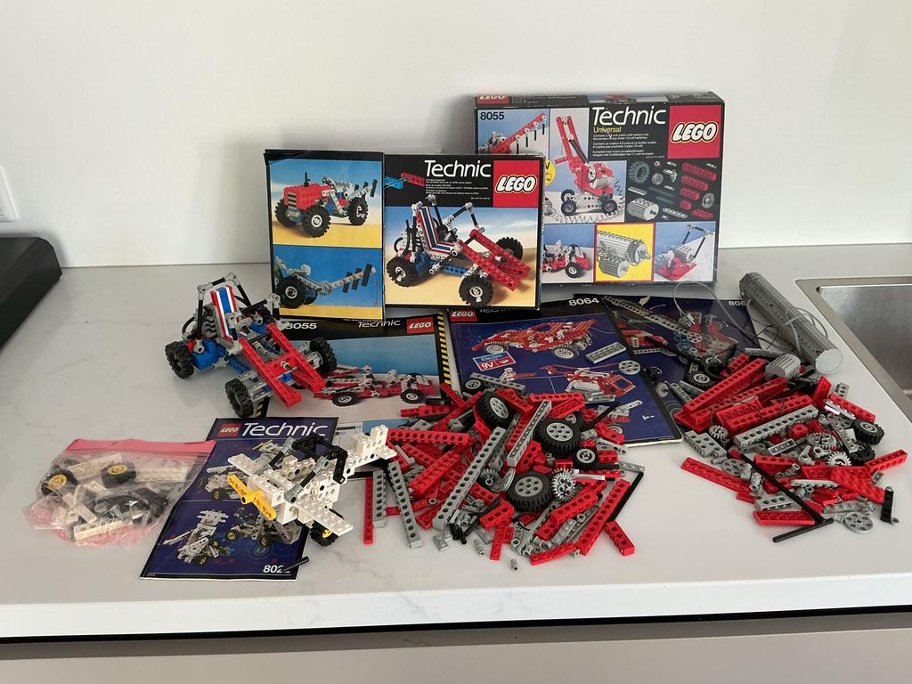 Vintage LEGO Technic sets: 8055, 8841, 8022, 8064, Kinderen en Baby's, Speelgoed | Duplo en Lego, Gebruikt, Lego, Ophalen of Verzenden