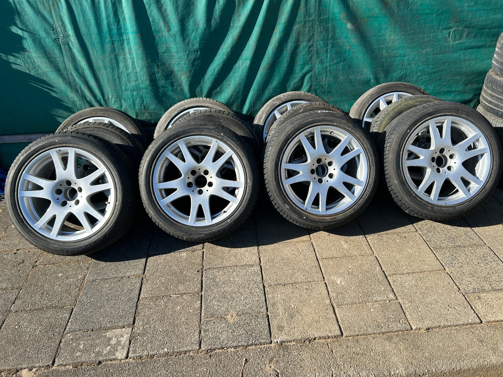 Lichtmetalen velgen opel corsa gtc mercedes cls, Ophalen, Banden en Velgen, 17 inch, Personenwagen