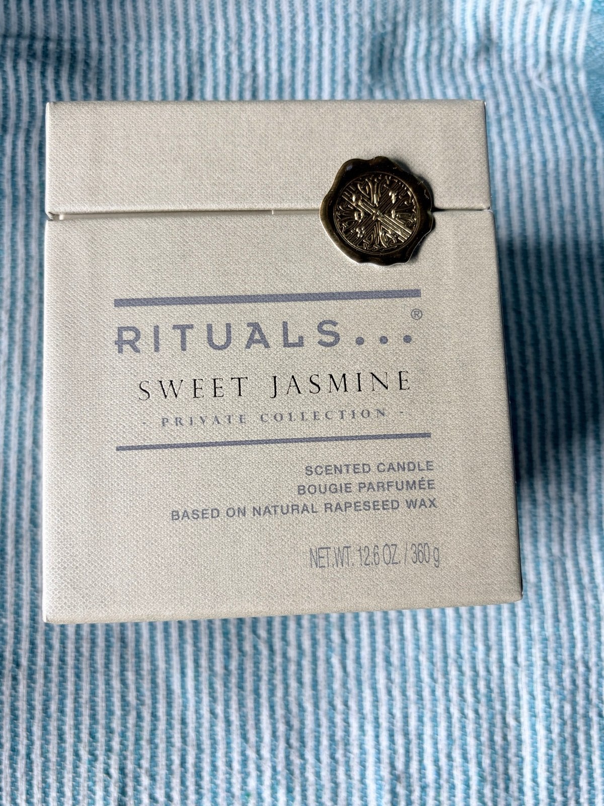 Rituals Sweet Jasmine geurkaars - Private Collection, Huis en Inrichting, Woonaccessoires | Kandelaars en Kaarsen, Wit, Ophalen of Verzenden