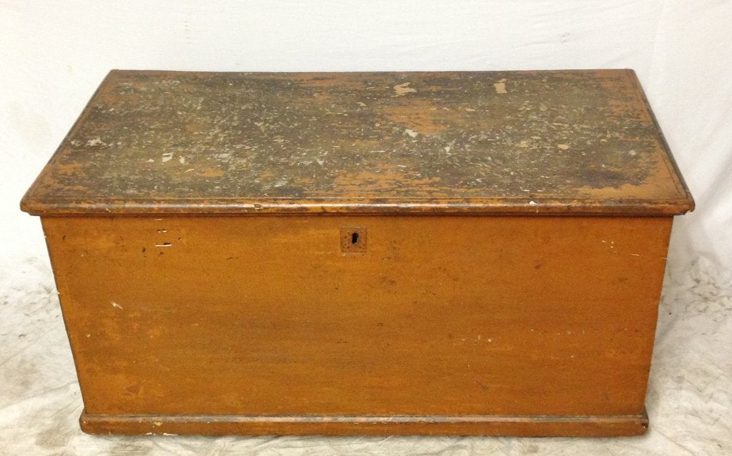 0722 Brocante grenen kist., Ophalen of Verzenden
