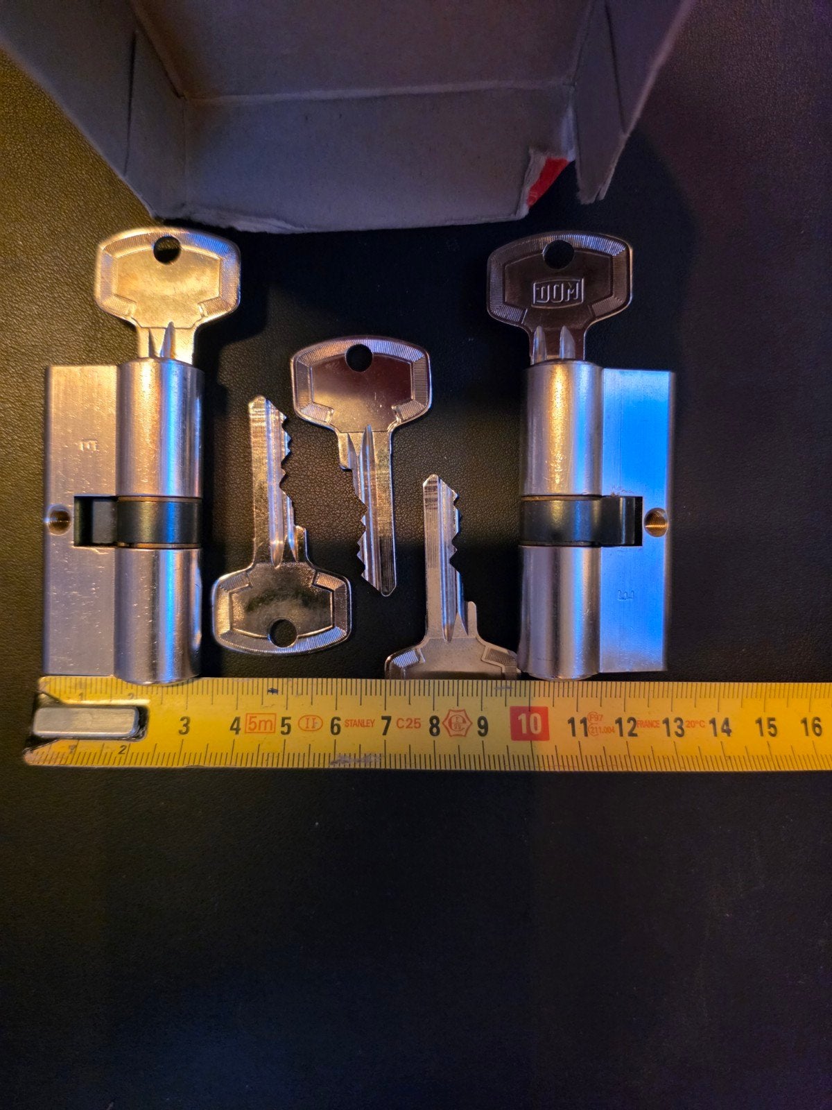 Zeiss Ikon Cilindersloten met Sleutels - Nieuwstaat, Doe-het-zelf en Verbouw, Hang- en Sluitwerk, Ophalen of Verzenden, Zo goed als nieuw