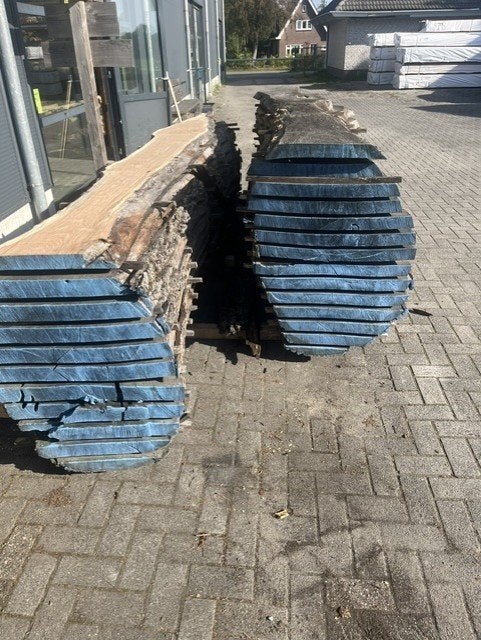 EIKEN VERS ONBEKANT, Tuin en Terras, Ophalen, Gebruikt, 250 cm of meer, Balken