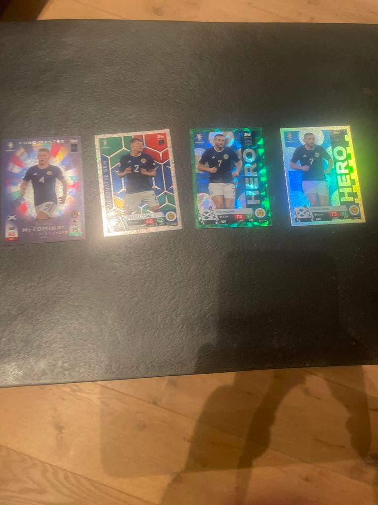 Voetbalplaatjes Schotland - UEFA Euro 2024 Match Attax, Ophalen of Verzenden, Zo goed als nieuw, Buitenlandse clubs, Spelerskaart