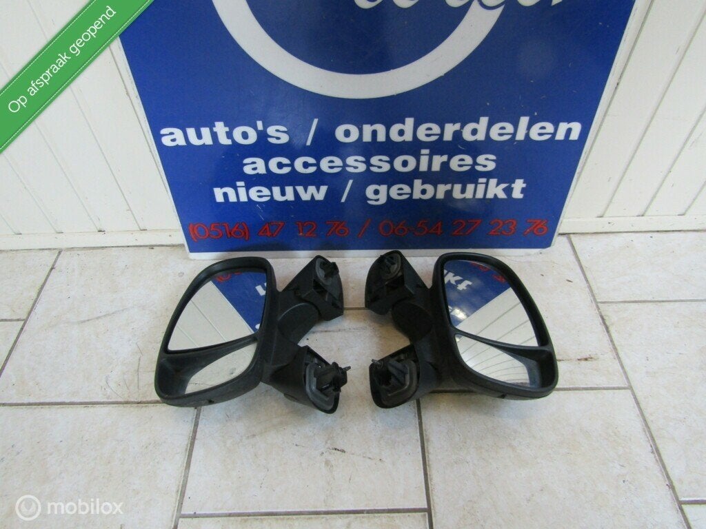 Spiegel links + rechts Vivaro Trafic Primastar bj '01 tm '14, Gebruikt, Ophalen of Verzenden