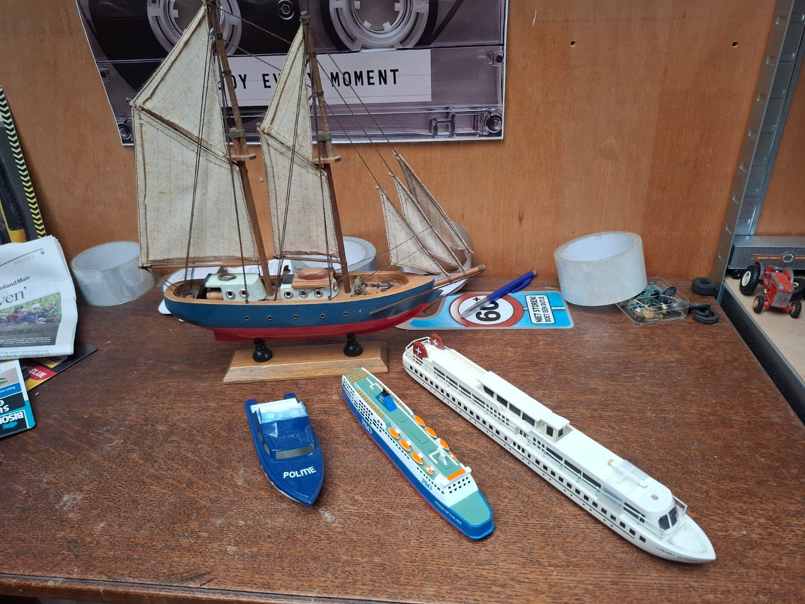 verzameling schepen, Ophalen of Verzenden, Gebruikt, Groter dan 1:32, Overige merken