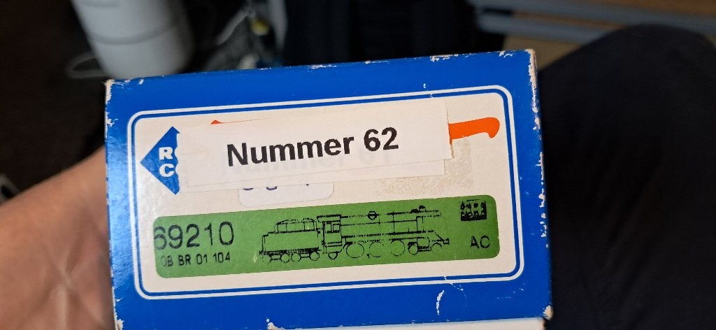 Roco 69210 DB Stoomlocomotief BR01, bedrijfsnummer 01 104, Wisselstroom, Gebruikt, Locomotief, Verzenden