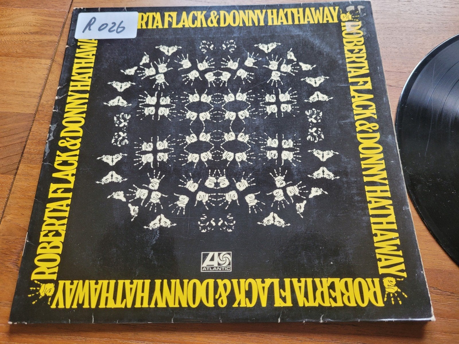 Roberta Flack & Donny Hathaway - Zeldzame 1973 Soul LP, Cd's en Dvd's, LP, Gebruikt, Ophalen of Verzenden, Gatefold hoes