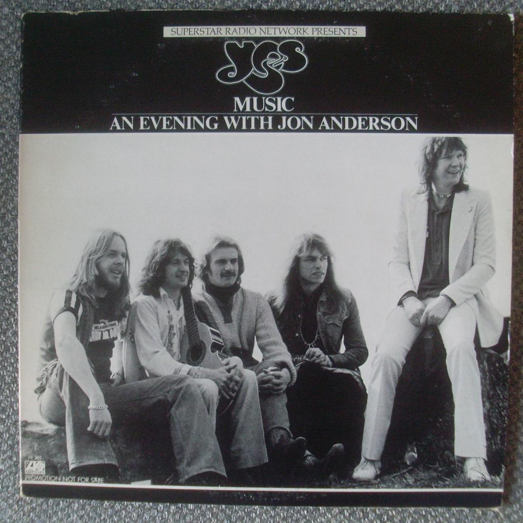Music - An Evening With Jon Anderson (LP) PROMO Yes, Progressive, Gebruikt, Ophalen of Verzenden, 1970 - 1979