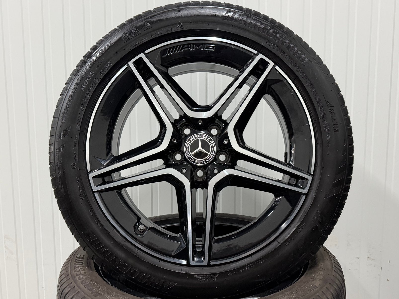 19” INCH MERCEDES GLC ORIGINEEL AMG VELGEN NETJES WINTERSET, 19 inch, Banden en Velgen, Ophalen of Verzenden, 235 mm