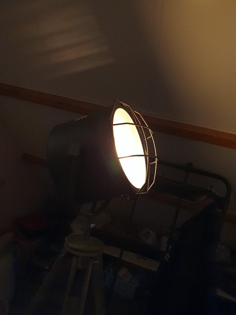 Staande lamp, Huis en Inrichting, Lampen | Vloerlampen, Ophalen, Gebruikt, Overige materialen, 150 tot 200 cm