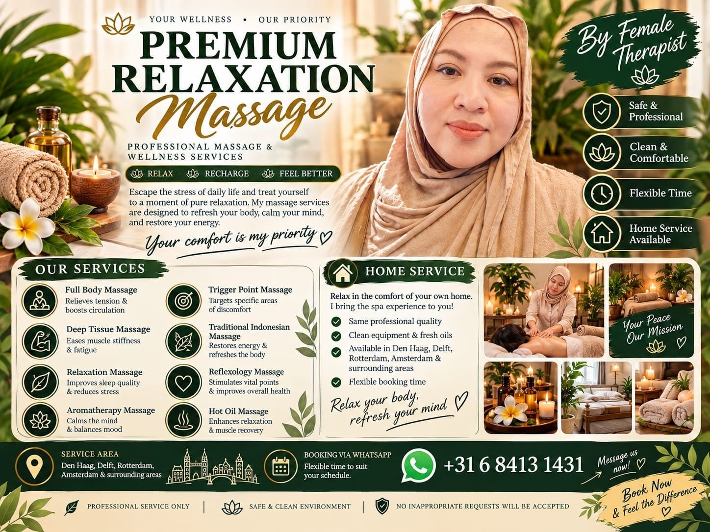 Home Massage Service, Diensten en Vakmensen, Stoelmassage