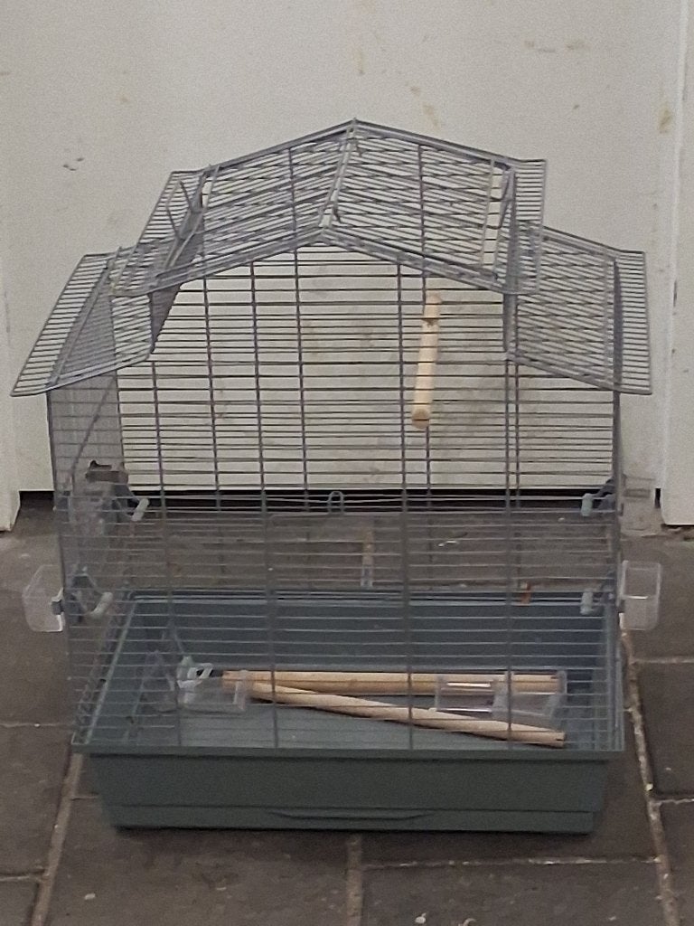 Vogelkooi, Ophalen, Zo goed als nieuw, Metaal, Vogelkooi