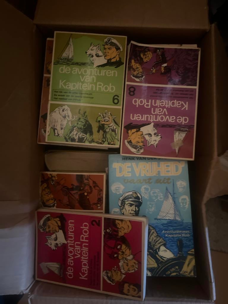 Vintage collectie: De Avonturen van Kapitein Rob, Boeken, Stripboeken, Meerdere stripboeken, Ophalen of Verzenden, Gelezen