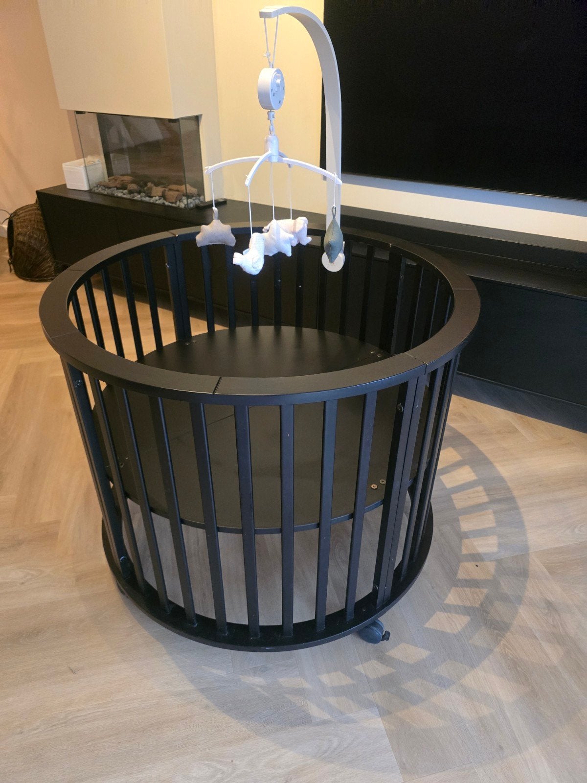 Europe Baby Circa Ronde Box - Verrijdbaar (90cm), Ophalen, Gebruikt, Rond, Wieltjes