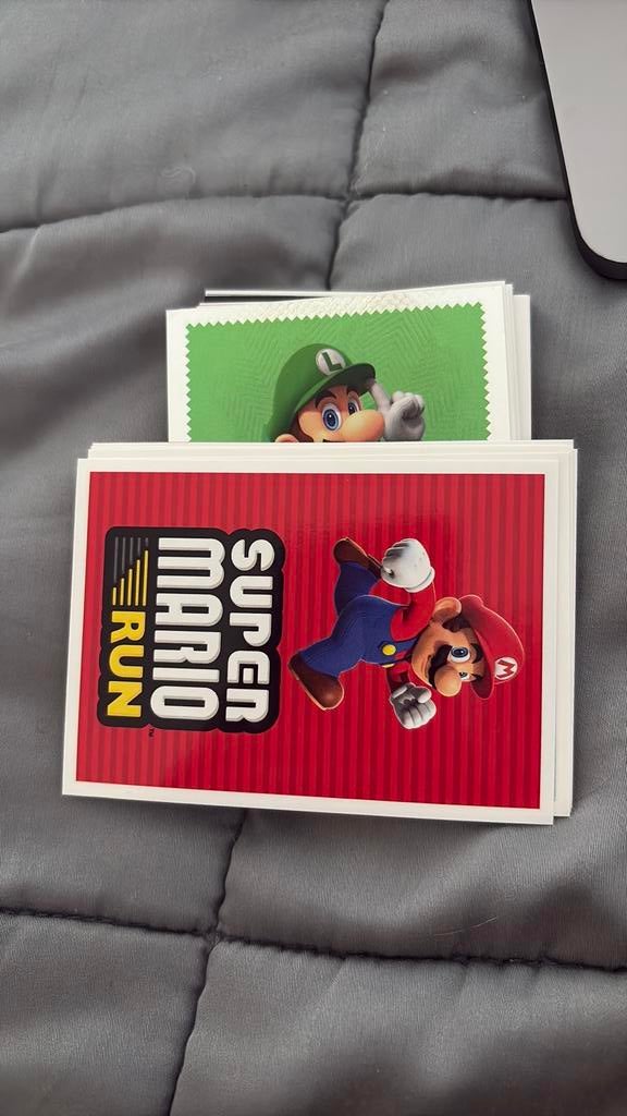 Super mario panini, Verzenden, Zo goed als nieuw