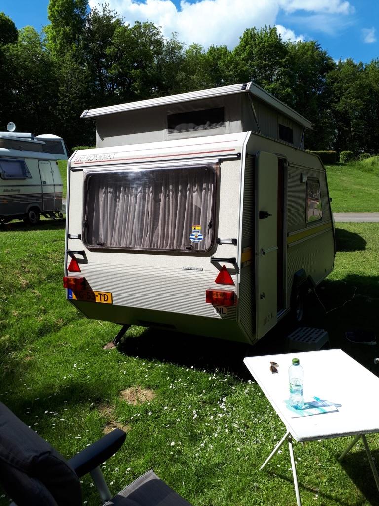 Kip Kompakt 37 KK, Caravans en Kamperen, Caravans, Standaardzit, Kip, Luifel, Tot en met 3
