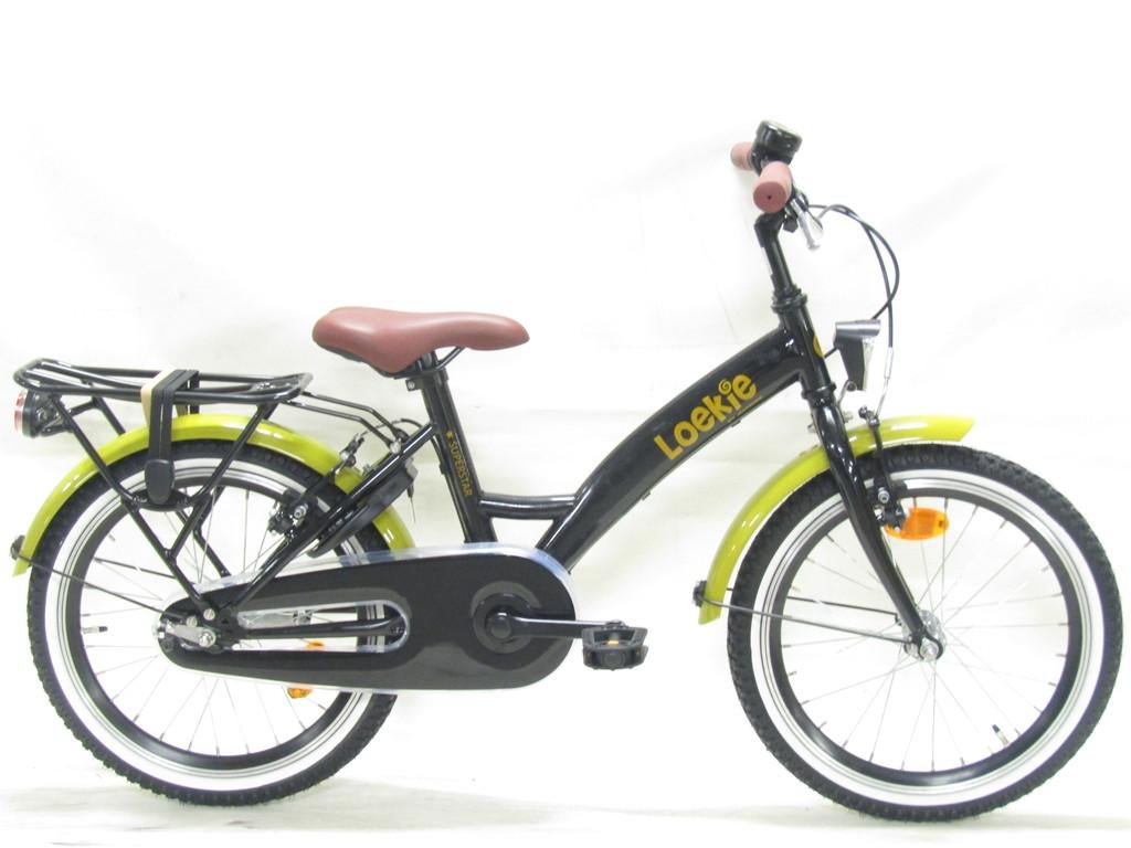 Loekie Superstar 18 zwart meisjes 28cm 18inch, Fietsen en Brommers, Fietsen | Meisjes, Nieuw, LOEKIE, Versnellingen