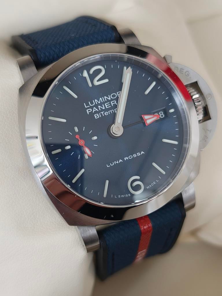 NIEUWE PANERAI LUMINOR BITEMPO., Sieraden, Tassen en Uiterlijk, Horloges | Heren, Ophalen of Verzenden, Nieuw, Overige merken