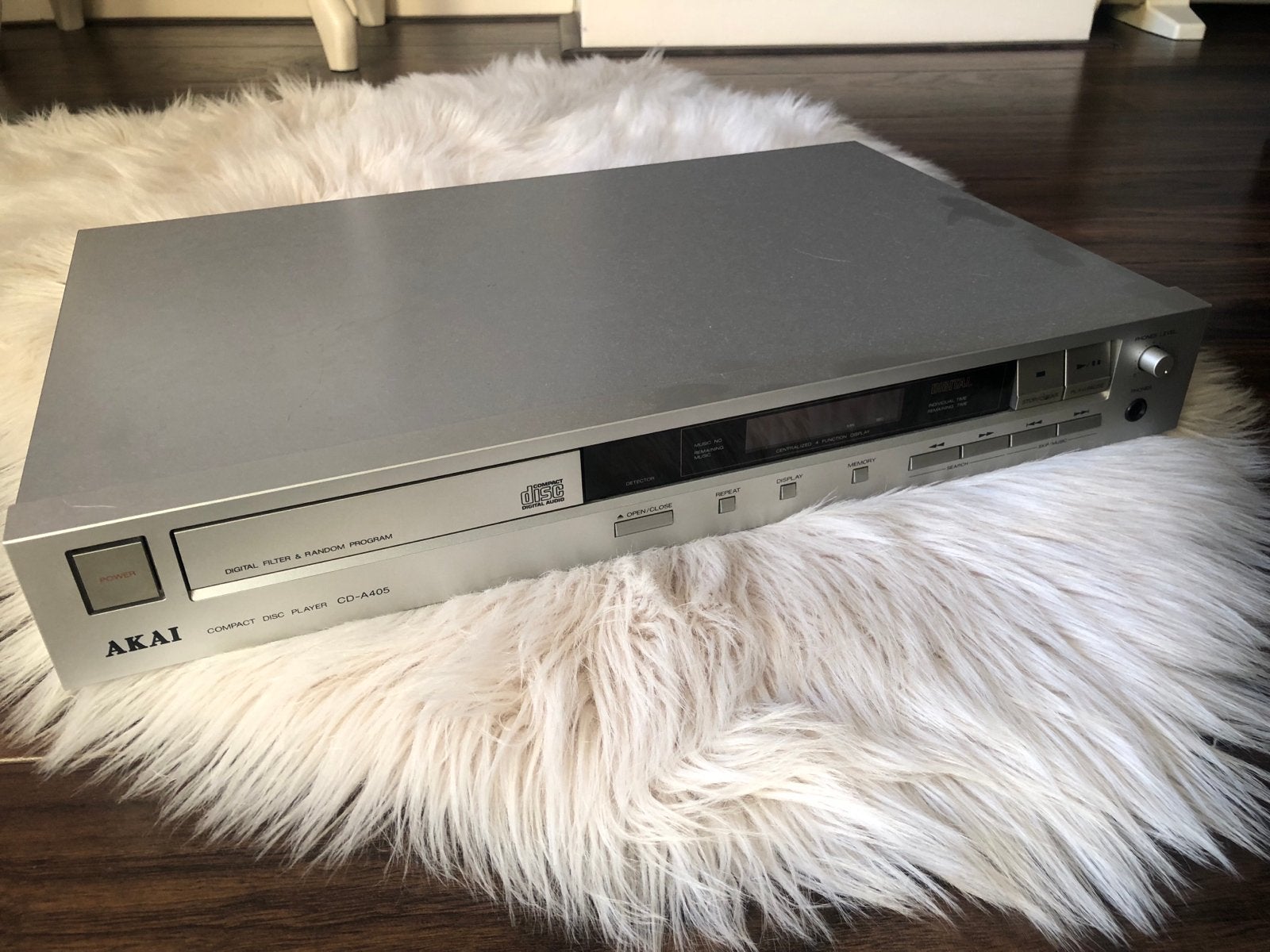 Akai CD-A405 Compact Disc Speler - Vintage CD-speler, Ophalen, Gebruikt, Overige merken