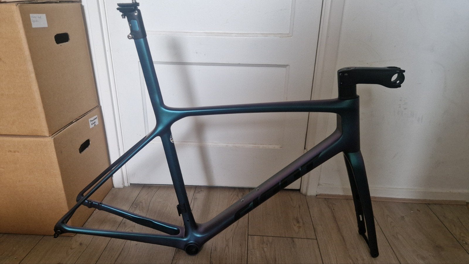 Giant tcr advanced sl frameset 2022 maat M/L (56), Carbon, Zo goed als nieuw, Meer dan 20 versnellingen, 53 tot 57 cm