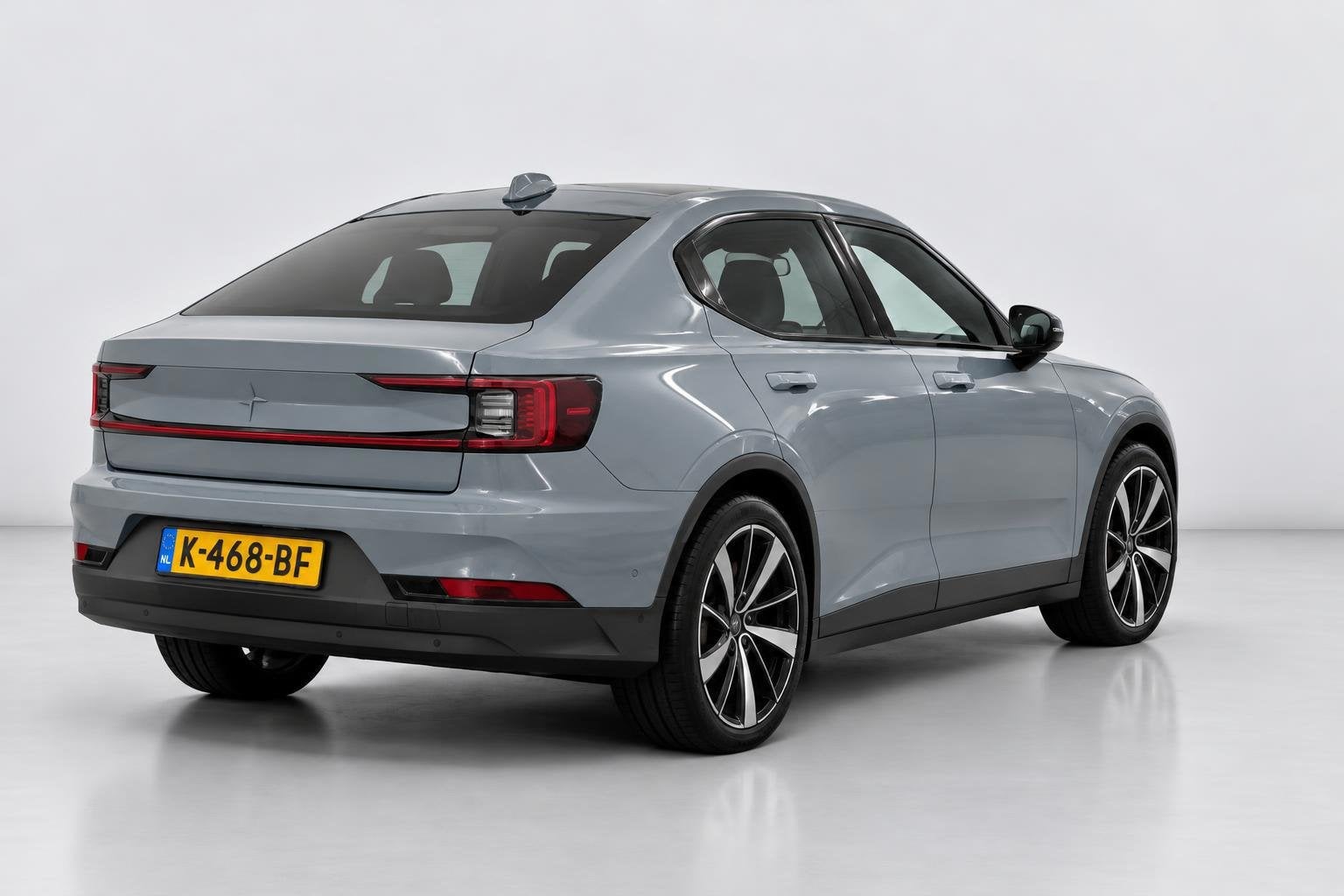 Polestar 2 Long Range Dual Motor PANO 360 CMAERA 90% SOH Lau, Auto's, Automaat, Stof, Gebruikt, Zwart
