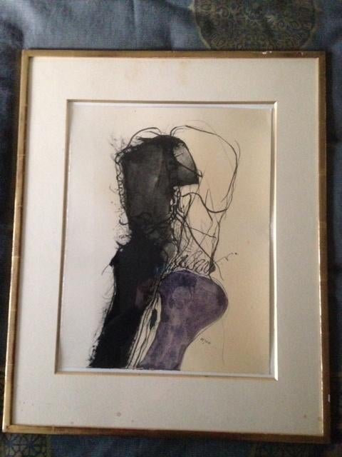 Aquarel van Rainer Küchenmeister (1926 - 2010), Ophalen of Verzenden