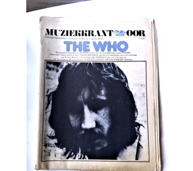 OOR nr.15 (2 augustus 1972) - The Who / Pete Townshend, Boeken, Ophalen of Verzenden, Gelezen, Muziek, Film of Tv