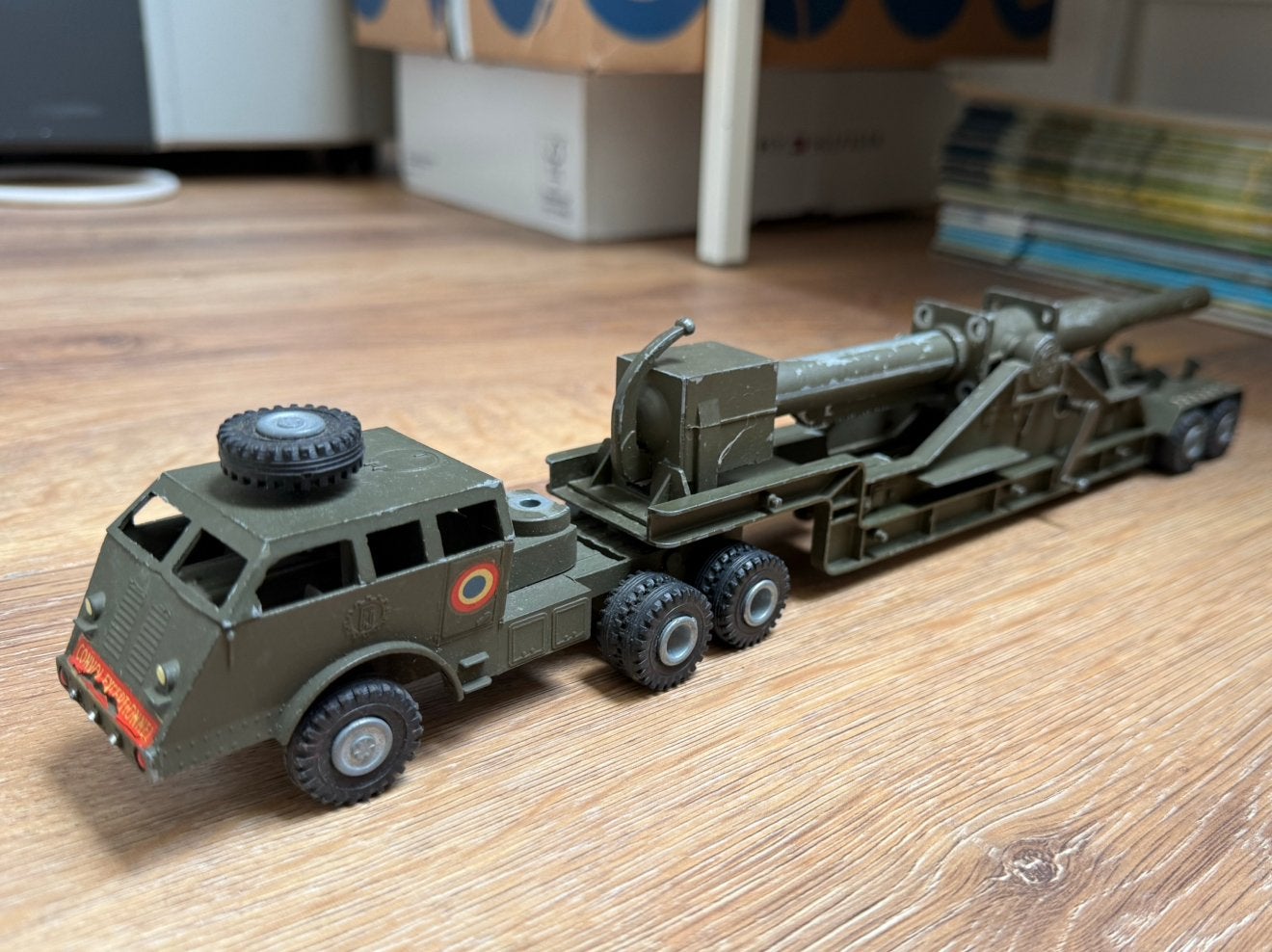 France Jouets Pacific M26 canon atomique, Ophalen of Verzenden, Gebruikt, Bus of Vrachtwagen, Overige merken