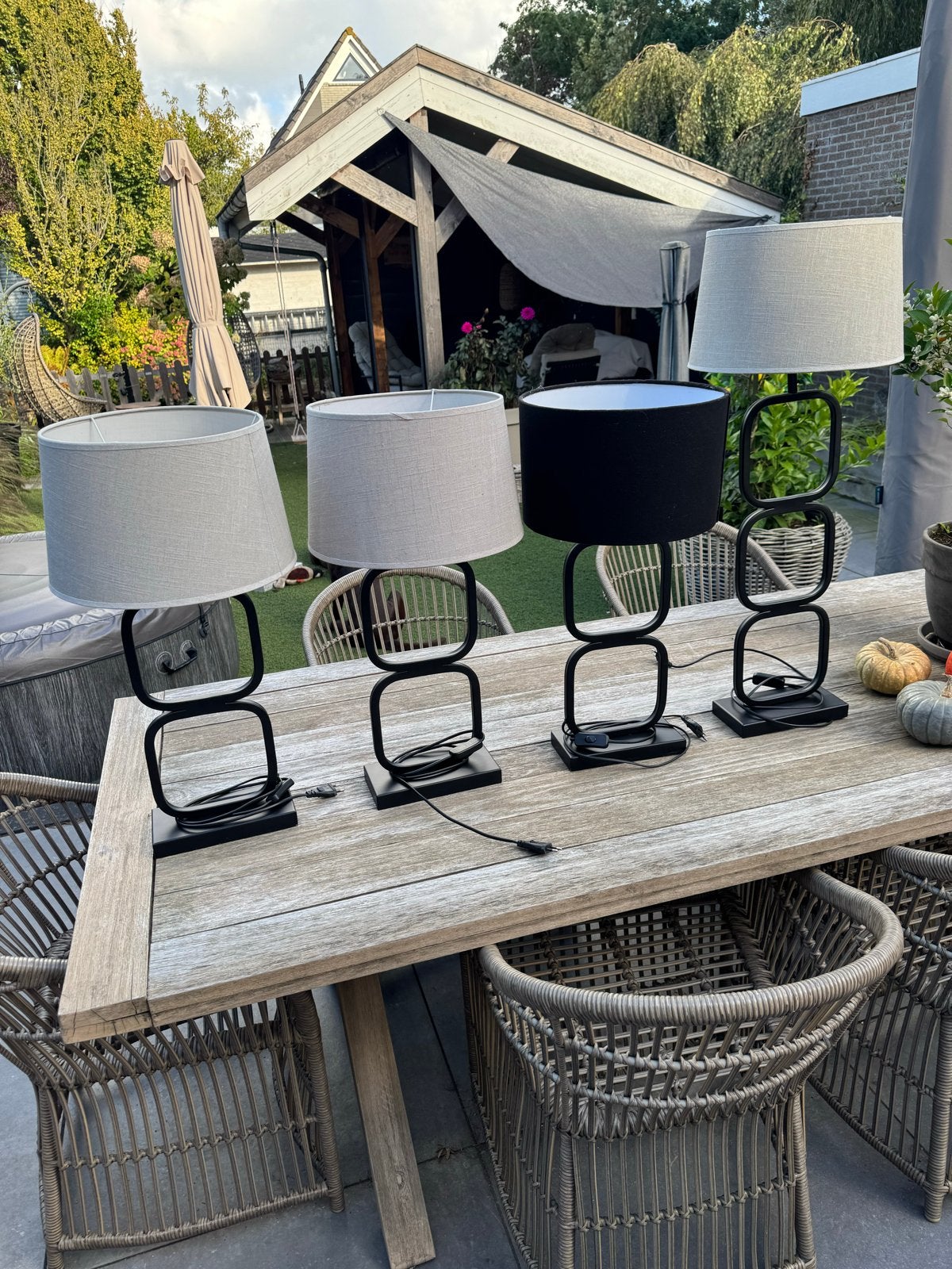 Light & Living Lampvoeten Lutika met lampenkappen, Gebruikt, Metaal, Light & Living, E27 (groot)