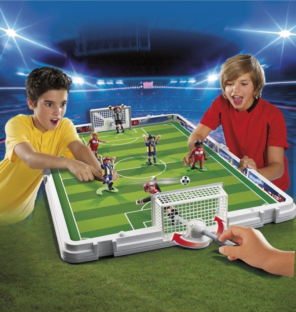 PLAYMOBIL Voetbalstadion WK VOETBAL, Kinderen en Baby's, Speelgoed | Playmobil, Ophalen of Verzenden, Gebruikt