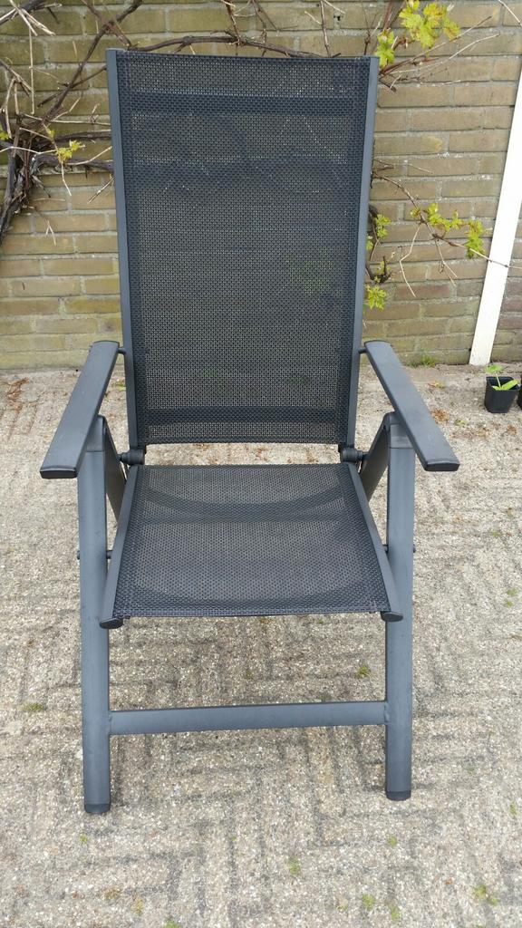 Jutlandia tuinstoel verstelbaar, Ophalen, Gebruikt, Aluminium, Verstelbaar