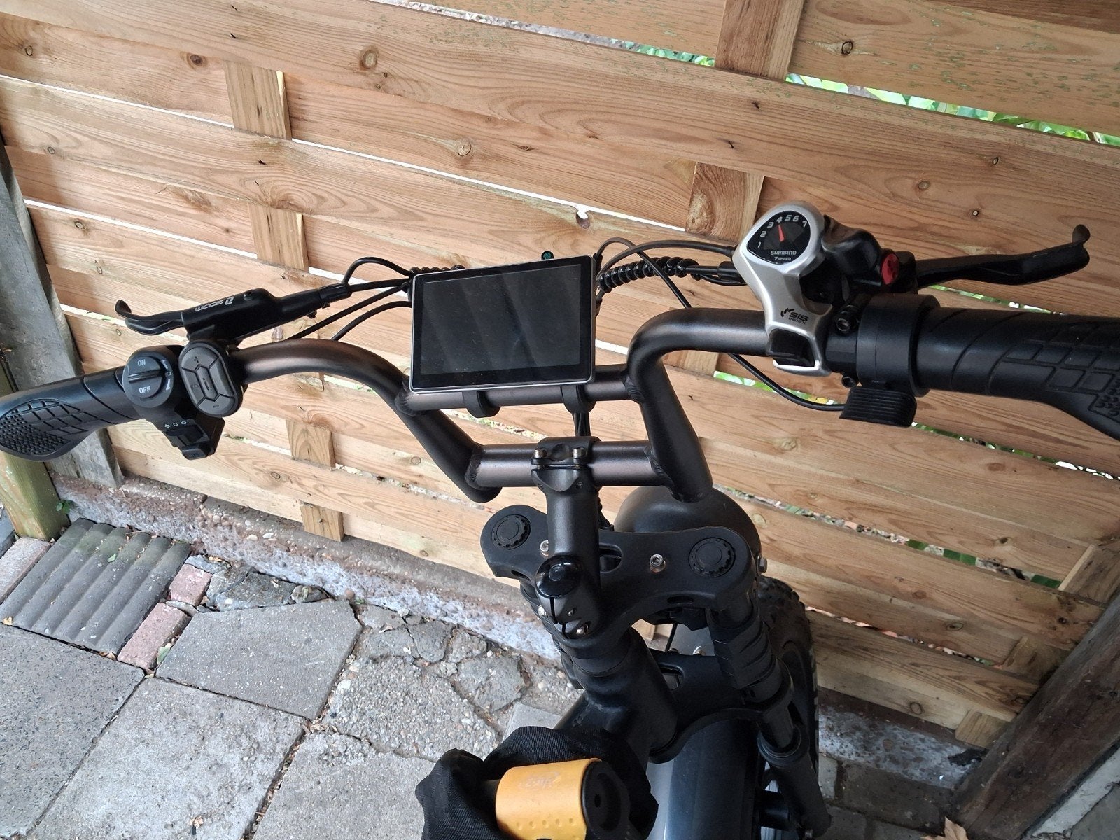 Fatbike met Shimano versnellingen en display, Overige merken, Gebruikt, Ophalen of Verzenden, Minder dan 47 cm