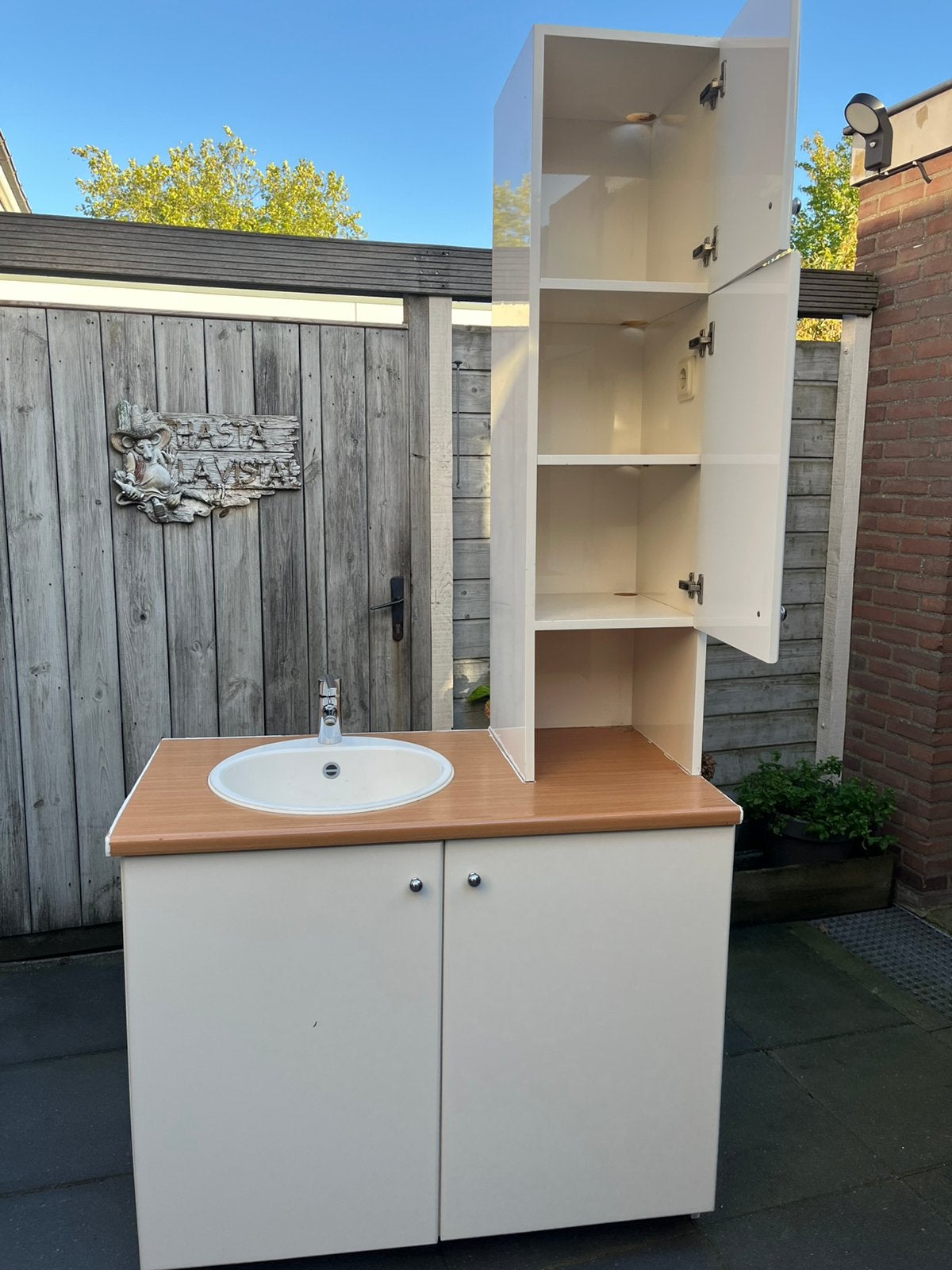 Badkamermeubel gebruikt, Huis en Inrichting, Ophalen, Gebruikt, 100 tot 150 cm, 200 cm of meer