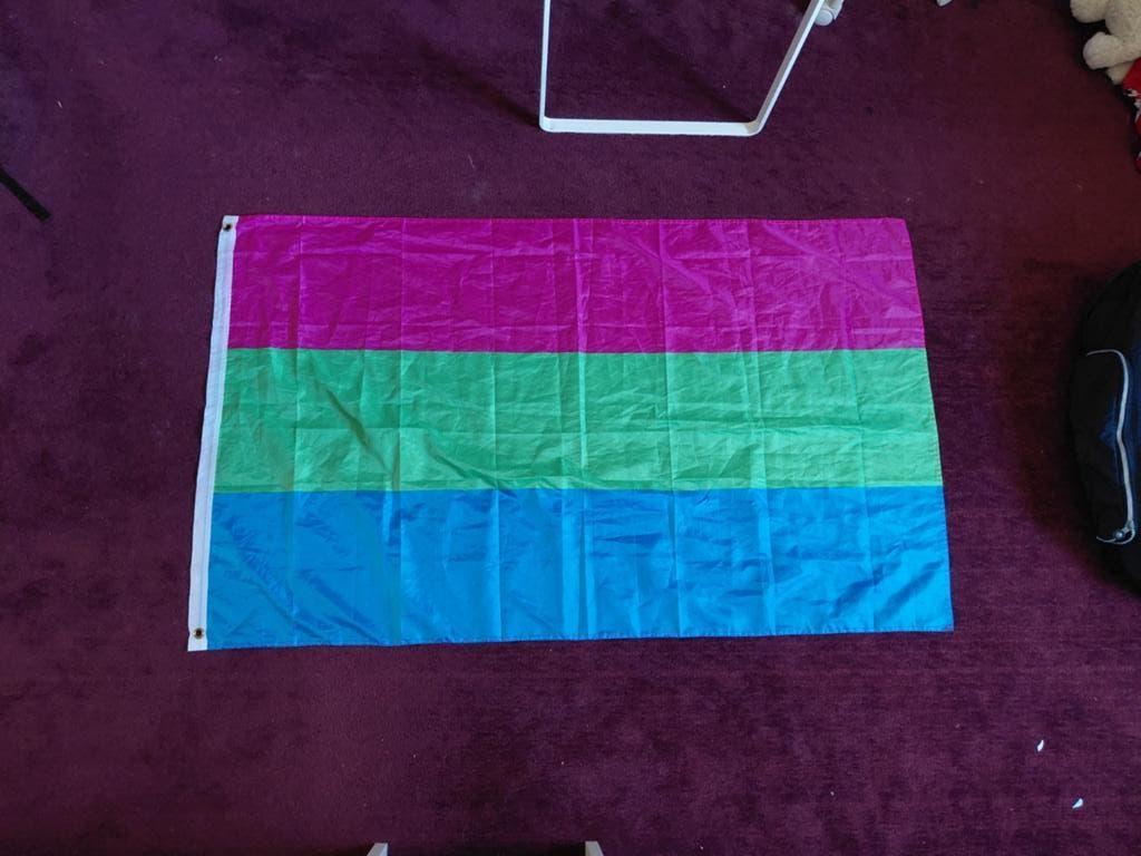 Polysexueel pride vlag, Ophalen, Zo goed als nieuw