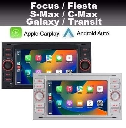 Ford CMax Galaxy Transit navigatie android 14 apple carplay, Auto diversen, Ophalen of Verzenden, Nieuw