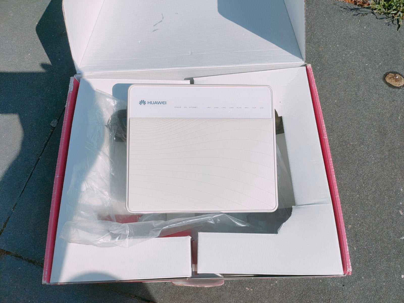 Huawei HG655d Home Gateway Router met Modem, Ophalen of Verzenden, Zo goed als nieuw, Router met modem, Huawei